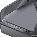 Maxbell Cat Litter Easy to Clean Anti for Small and Large Cats Cat Toilet Dark Grey and M