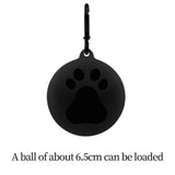 Maxbell Dog Toy Ball Holder with Hook Tennis Ball Holder for Backyard Outdoor Garden Black