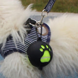 Maxbell Dog Toy Ball Holder with Hook Tennis Ball Holder for Backyard Outdoor Garden Black