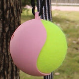 Maxbell Dog Toy Ball Holder with Hook Tennis Ball Holder for Backyard Outdoor Garden Pink