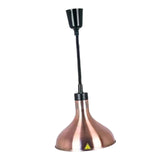 Maxbell Food Heat Lamp Adjustable E27 Hanging Heat Lamp for Fries Fried Food Kitchen Red Bronze