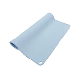 Maxbell Waterproof Silicone Pet Food Mat Bowl Drinking Mat for Dog and Cat 40cmx31cm Blue