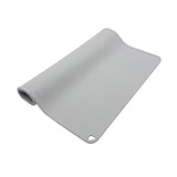 Maxbell Waterproof Silicone Pet Food Mat Bowl Drinking Mat for Dog and Cat 40cmx31cm Light Gray