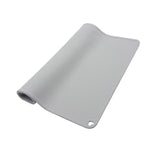 Maxbell Waterproof Silicone Pet Food Mat Bowl Drinking Mat for Dog and Cat 40cmx31cm Light Gray