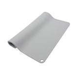 Maxbell Waterproof Silicone Pet Food Mat Bowl Drinking Mat for Dog and Cat 40cmx31cm Light Gray