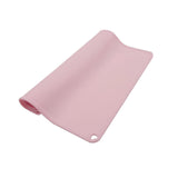 Maxbell Waterproof Silicone Pet Food Mat Bowl Drinking Mat for Dog and Cat 40cmx31cm Pink