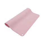 Maxbell Waterproof Silicone Pet Food Mat Bowl Drinking Mat for Dog and Cat 40cmx31cm Pink