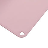 Maxbell Waterproof Silicone Pet Food Mat Bowl Drinking Mat for Dog and Cat 40cmx31cm Pink