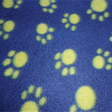 Maxbell Puppy Blanket for Car Back Seat Warm with Paw Print for Sleeping Car Floors