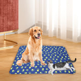 Maxbell Puppy Blanket for Car Back Seat Warm with Paw Print for Sleeping Car Floors