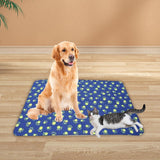 Maxbell Puppy Blanket for Car Back Seat Warm with Paw Print for Sleeping Car Floors