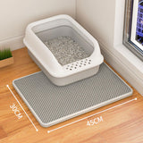 Maxbell Cat Litter Mat Cat Litter Pad Kitty Mat Less Waste Easy Clean M