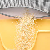 Maxbell Cat Litter Mat Cat Litter Pad Kitty Mat Less Waste Easy Clean L