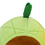 Maxbell Hamster Hammock Bed Hamster Hut Sleeping Nest for Squirrel Small Animal Play Green Pineapple