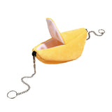 Maxbell Hamster Hammock Bed Hamster Hut Sleeping Nest for Squirrel Small Animal Play Banana