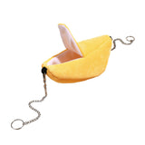 Maxbell Hamster Hammock Bed Hamster Hut Sleeping Nest for Squirrel Small Animal Play Banana