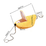 Maxbell Hamster Hammock Bed Hamster Hut Sleeping Nest for Squirrel Small Animal Play Banana