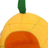 Maxbell Hamster Hammock Bed Hamster Hut Sleeping Nest for Squirrel Small Animal Play Yellow Pineapple