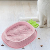Maxbell Cat Grass Planter Soilless Hydroponics Planting Tray for Garden Cat Supplies Pink