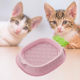 Maxbell Cat Grass Planter Soilless Hydroponics Planting Tray for Garden Cat Supplies Pink