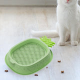 Maxbell Cat Grass Planter Soilless Hydroponics Planting Tray for Garden Cat Supplies Green