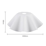 Maxbell Lampshade Small PVC Chandelier Shade for Ceiling Lamp Table Lamp Accessories