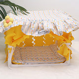 Maxbell Guinea Pig Hideout Soft Guinea Pig Bed for Small Animals Hedgehog Chinchilla Yellow