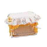 Maxbell Guinea Pig Hideout Soft Guinea Pig Bed for Small Animals Hedgehog Chinchilla Yellow