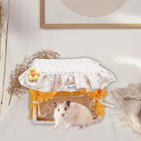 Maxbell Guinea Pig Hideout Soft Guinea Pig Bed for Small Animals Hedgehog Chinchilla Yellow