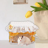 Maxbell Guinea Pig Hideout Soft Guinea Pig Bed for Small Animals Hedgehog Chinchilla Yellow