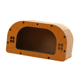 Maxbell Cat Sleeping Bed Sturdy Cat Scratcher House for Kitty Indoor Cats Small Cats M