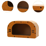 Maxbell Cat Sleeping Bed Sturdy Cat Scratcher House for Kitty Indoor Cats Small Cats M