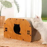 Maxbell Cat Sleeping Bed Sturdy Cat Scratcher House for Kitty Indoor Cats Small Cats L