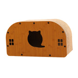 Maxbell Cat Sleeping Bed Sturdy Cat Scratcher House for Kitty Indoor Cats Small Cats L