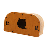 Maxbell Cat Sleeping Bed Sturdy Cat Scratcher House for Kitty Indoor Cats Small Cats L
