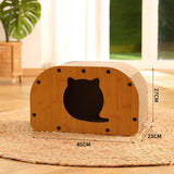 Maxbell Cat Sleeping Bed Sturdy Cat Scratcher House for Kitty Indoor Cats Small Cats S