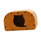 Maxbell Cat Sleeping Bed Sturdy Cat Scratcher House for Kitty Indoor Cats Small Cats S