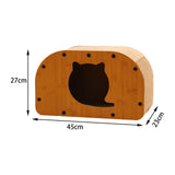 Maxbell Cat Sleeping Bed Sturdy Cat Scratcher House for Kitty Indoor Cats Small Cats S
