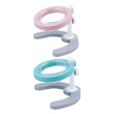 Maxbell Pet Feeder with Stand Adjustable Height Nonslip Station Raised Cat Food Bowl pink