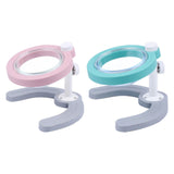 Maxbell Pet Feeder with Stand Adjustable Height Nonslip Station Raised Cat Food Bowl pink