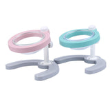 Maxbell Pet Feeder with Stand Adjustable Height Nonslip Station Raised Cat Food Bowl pink