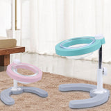 Maxbell Pet Feeder with Stand Adjustable Height Nonslip Station Raised Cat Food Bowl pink