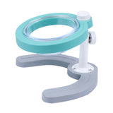Maxbell Pet Feeder with Stand Adjustable Height Nonslip Station Raised Cat Food Bowl blue