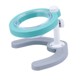 Maxbell Pet Feeder with Stand Adjustable Height Nonslip Station Raised Cat Food Bowl blue