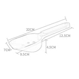 Maxbell Ice Cube Scoop Commercial Service Scoop Snack Scoop for Food Serving Wedding Clear