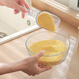 Maxbell Ice Cube Scoop Commercial Service Scoop Snack Scoop for Food Serving Wedding Clear