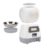 Maxbell Automatic Cat Dog Feeder 3.5L Portable Portion Control for Kitten Dogs Puppy