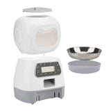 Maxbell Automatic Cat Dog Feeder 3.5L Portable Portion Control for Kitten Dogs Puppy