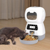 Maxbell Automatic Cat Dog Feeder 3.5L Portable Portion Control for Kitten Dogs Puppy