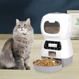 Maxbell Automatic Cat Dog Feeder 3.5L Portable Portion Control for Kitten Dogs Puppy